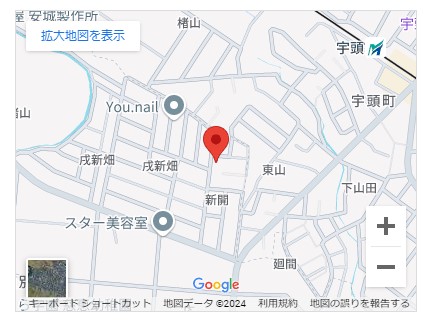 安城市東別所町案内図