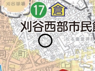 刈谷市司町四丁目【全3棟】ハザードマップ