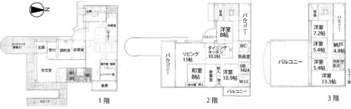 なつめ医院間取り図面